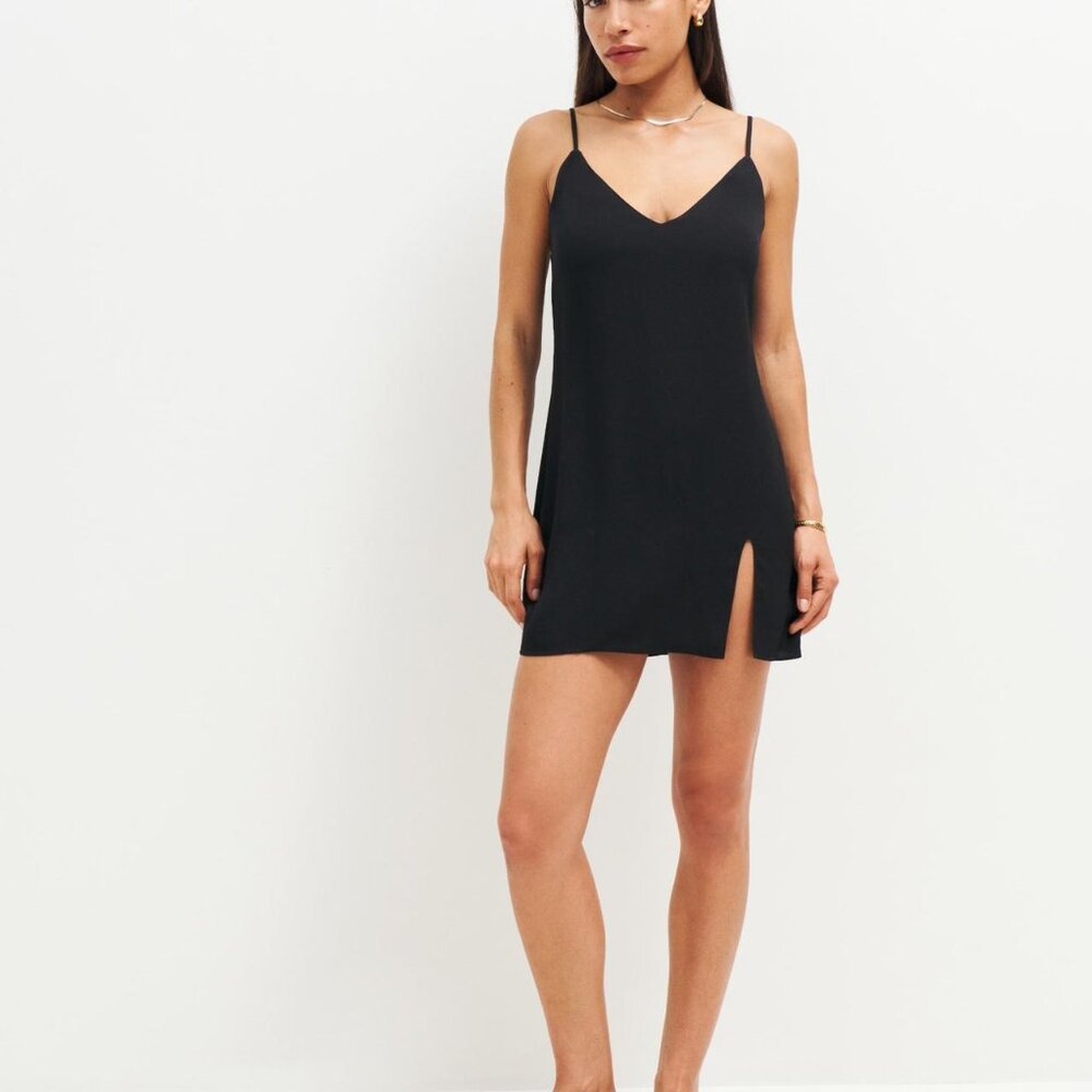 Reformation Women's Black Dress